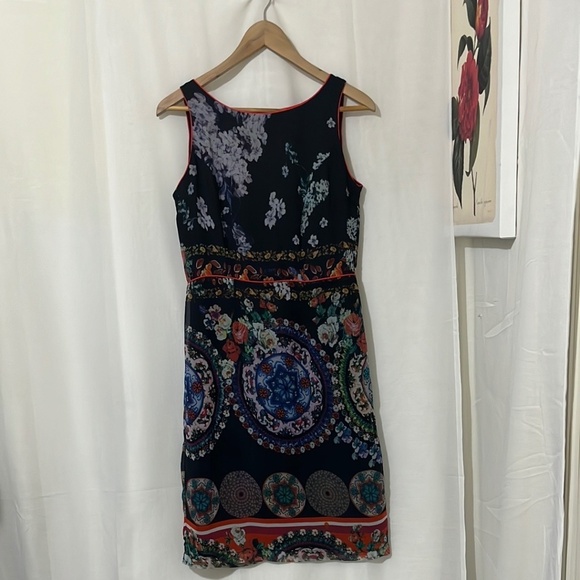 Jessica Sleeveless Black Floral Dress a245 - Picture 1 of 5